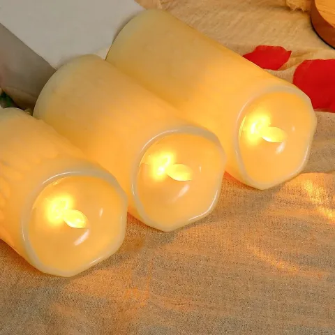  LED Smokeless Flickering Candle Light (1 pc)